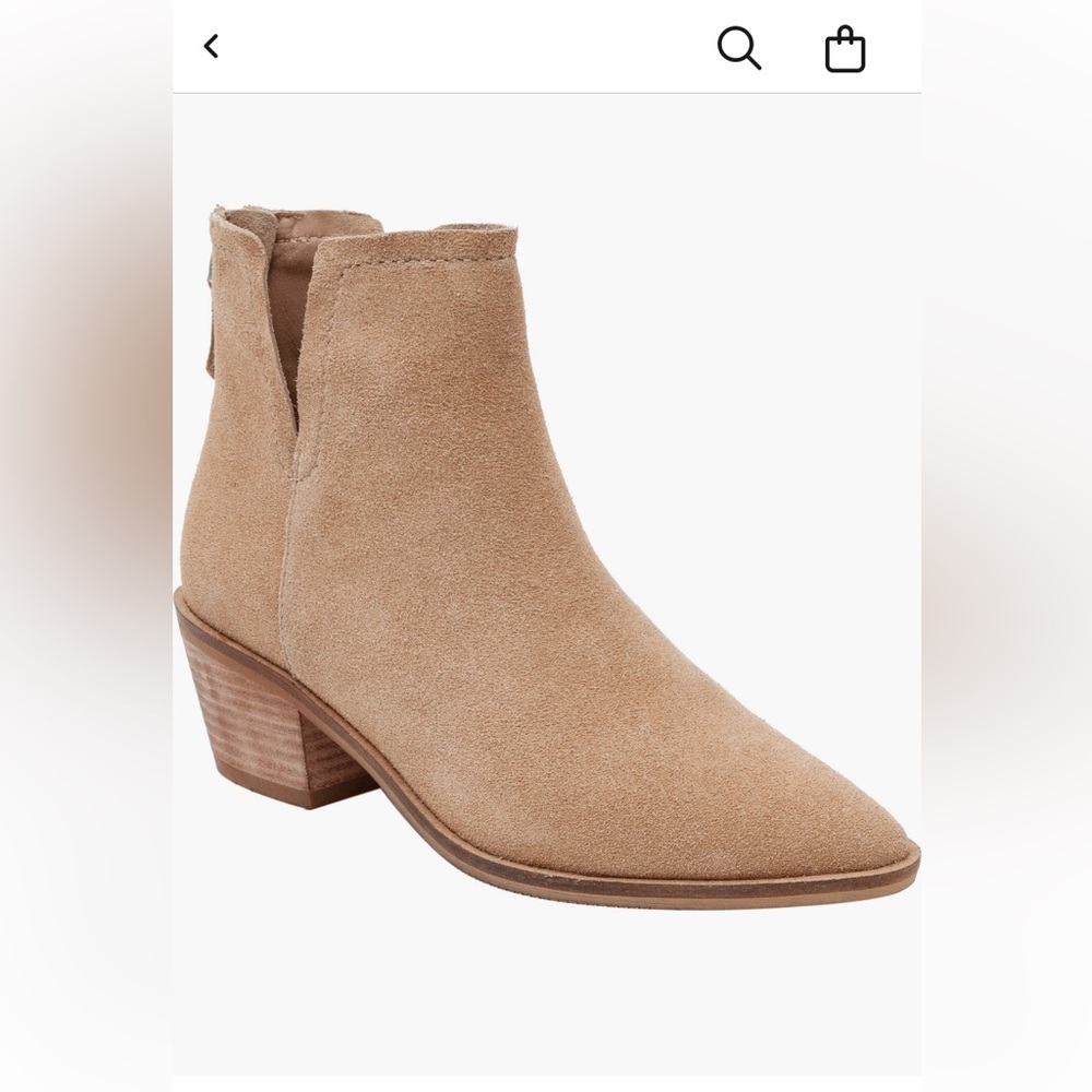 Lisa Vicky EUC Noblex Tan Camel Bootie - Size 7-1/2